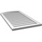 Ekena Millwork Arch Top Surface Mount PVC Gable Vent: Functional, w/ 2"W x 1-1/2"P Brickmould Frame, 22"W x 40"H GVPAR22X4002SF - alternate 4